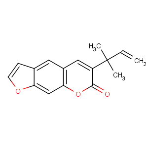 CAS No:13164-03-9 7H-Furo[3,2-g][1]benzopyran-7-one,6-(1,1-dimethyl-2-propen-1-yl)-