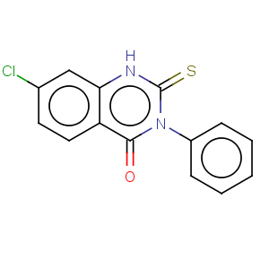 CAS No:13165-15-6 4(1H)-Quinazolinone,7-chloro-2,3-dihydro-3-phenyl-2-thioxo-