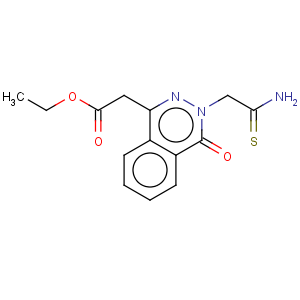 CAS No:131666-72-3 1-Phthalazineaceticacid, 3-(2-amino-2-thioxoethyl)-3,4-dihydro-4-oxo-, ethyl ester