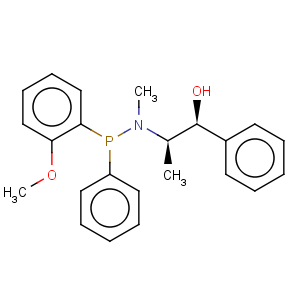 CAS No:131766-47-7 (sp)-(-)-n-methyl-n-[(1r,2s)-(2-hydroxy-1-methyl-2-phenyl)ethyl]amino-o-aniysylphenylphosphine