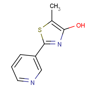 CAS No:131786-48-6 5-methyl-2-pyridin-3-yl-1,3-thiazol-4-ol