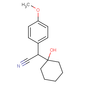 CAS No:131801-69-9 2-(1-hydroxycyclohexyl)-2-(4-methoxyphenyl)acetonitrile