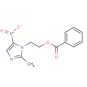 CAS No:13182-89-3 2-(2-methyl-5-nitroimidazol-1-yl)ethyl benzoate