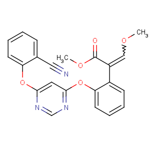 CAS No:131860-33-8 methyl<br />(E)-2-[2-[6-(2-cyanophenoxy)pyrimidin-4-yl]oxyphenyl]-3-methoxyprop-2-<br />enoate