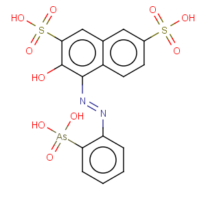 CAS No:132-33-2 2,7-Naphthalenedisulfonicacid, 4-[2-(2-arsonophenyl)diazenyl]-3-hydroxy-