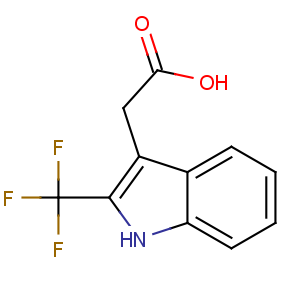 CAS No:132502-93-3 2-[2-(trifluoromethyl)-1H-indol-3-yl]acetic acid