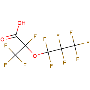 CAS No:13252-13-6 2,3,3,3-tetrafluoro-2-(1,1,2,2,3,3,3-heptafluoropropoxy)propanoic acid