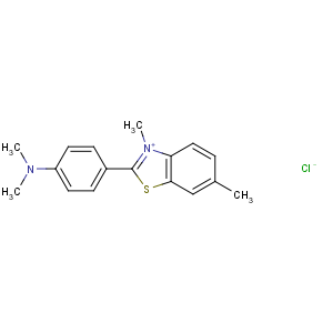 CAS No:1326-12-1 4-(3,6-dimethyl-1,3-benzothiazol-3-ium-2-yl)-N,<br />N-dimethylaniline