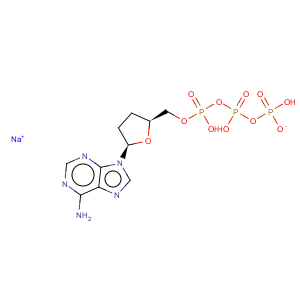 CAS No:132619-65-9 Adenosine5'-(tetrahydrogen triphosphate), 2',3'-dideoxy-, disodium salt (9CI)