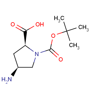 CAS No:132622-66-3 1,2-Pyrrolidinedicarboxylicacid, 4-amino-, 1-(1,1-dimethylethyl) ester, (2S,4S)-
