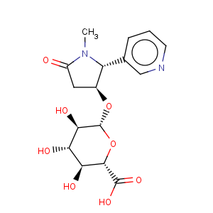 CAS No:132929-88-5 b-D-Glucopyranosiduronic acid,(3R,5S)-1-methyl-2-oxo-5-(3-pyridinyl)-3-pyrrolidinyl
