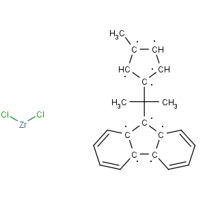 CAS No:133190-48-4 Isopropylidene(3-methylcyclopentadienyl)(9-fluorenyl)zirconium dichloride