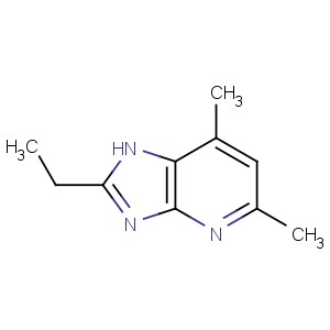 CAS No:133240-06-9 2-ethyl-5,7-dimethyl-1H-imidazo[4,5-b]pyridine