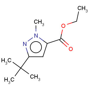 CAS No:133261-10-6 1H-Pyrazole-5-carboxylicacid, 3-(1,1-dimethylethyl)-1-methyl-, ethyl ester