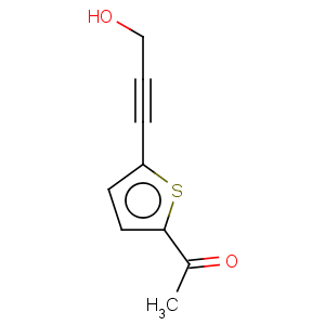 CAS No:133665-85-7 1-[5-(3-hydroxyprop-1-ynyl)-2-thienyl]ethan-1-one