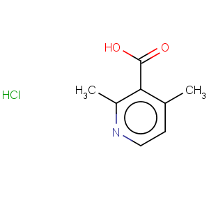 CAS No:133897-06-0 3-Pyridinecarboxylicacid, 2,4-dimethyl-, hydrochloride (1:1)