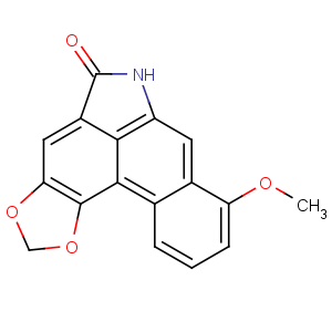 CAS No:13395-02-3 Benzo[f]-1,3-benzodioxolo[6,5,4-cd]indol-5(6H)-one,8-methoxy-