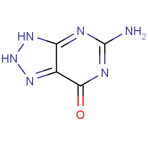 CAS No:134-58-7 5-amino-2,3-dihydrotriazolo[4,5-d]pyrimidin-7-one
