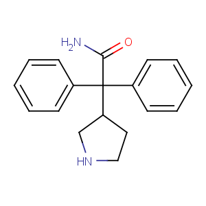CAS No:134002-25-8 2,2-diphenyl-2-[(3S)-pyrrolidin-3-yl]acetamide
