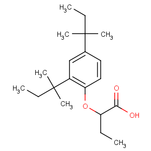 CAS No:13403-01-5 2-[2,4-bis(2-methylbutan-2-yl)phenoxy]butanoic acid