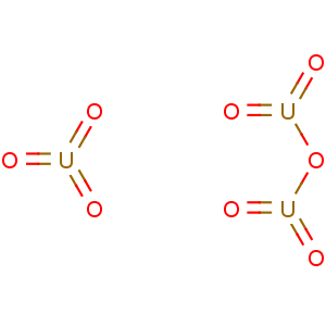 CAS No:1344-59-8 Uranium oxide (U3O8)