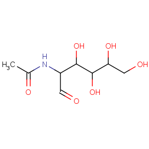 CAS No:134451-94-8 N-[(2S,3S,4R,5S)-3,4,5,6-tetrahydroxy-1-oxohexan-2-yl]acetamide