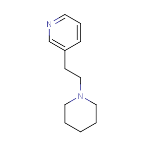 CAS No:13450-66-3 Pyridine,3-[2-(1-piperidinyl)ethyl]-