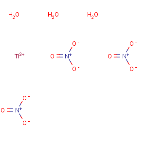 CAS No:13453-38-8 Thallium(III) nitrate trihydrate