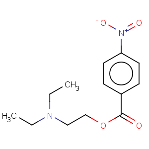 CAS No:13456-39-8 Benzoic acid, 4-nitro-,2-(diethylamino)ethyl ester