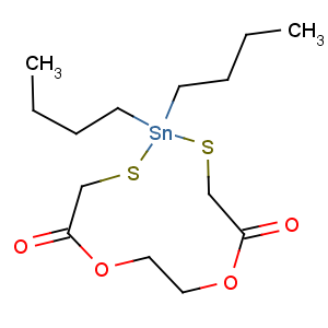 CAS No:13468-00-3 1,4-Dioxa-7,9-dithia-8-stannacycloundecane-5,11-dione,8,8-dibutyl-