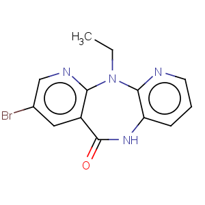 CAS No:134698-42-3 6H-Dipyrido[3,2-b:2',3'-e][1,4]diazepin-6-one,8-bromo-11-ethyl-5,11-dihydro-