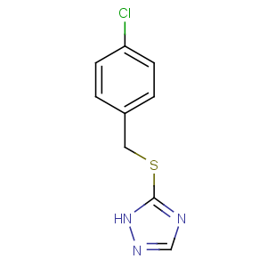 CAS No:134796-34-2 5-[(4-chlorophenyl)methylsulfanyl]-1H-1,2,4-triazole