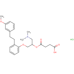 CAS No:135159-51-2 4-[1-(dimethylamino)-3-[2-[2-(3-methoxyphenyl)ethyl]phenoxy]propan-2-yl]<br />oxy-4-oxobutanoic acid