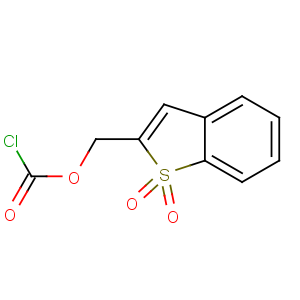 CAS No:135204-19-2 (1,1-dioxo-1-benzothiophen-2-yl)methyl carbonochloridate