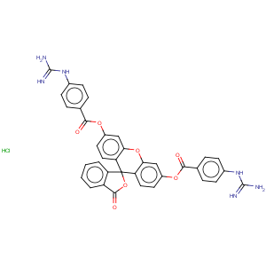 CAS No:135367-80-5 fluorescein di-p-guanidinobenzoate hydrochloride