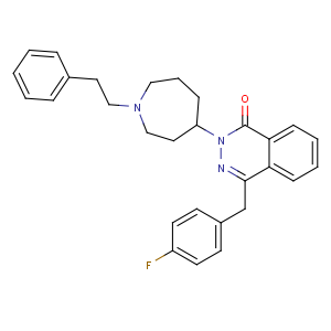 CAS No:135381-77-0 4-[(4-fluorophenyl)methyl]-2-[1-(2-phenylethyl)azepan-4-yl]phthalazin-1-<br />one