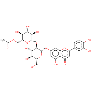 CAS No:135546-08-6 4H-1-Benzopyran-4-one,7-[[2-O-(6-O-acetyl-b-D-glucopyranosyl)-b-D-glucopyranosyl]oxy]-2-(3,4-dihydroxyphenyl)-5-hydroxy-