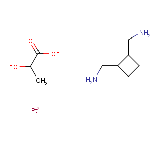 CAS No:135558-11-1 Platinum,[rel-(1R,2R)-1,2-cyclobutanedimethanamine-kN,kN'][(2S)-2-(hydroxy-kO)propanoato(2-)-kO]-, (SP-4-3)- (9CI)
