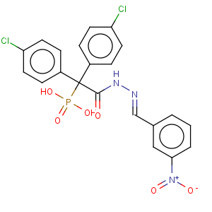 CAS No:135689-16-6 Acetic acid,2-[bis(4-chlorophenyl)phosphinyl]-, 2-[(3-nitrophenyl)methylene]hydrazide