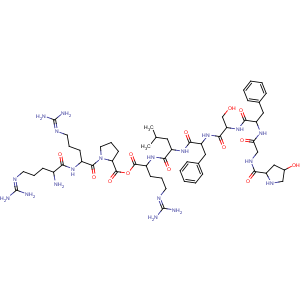 CAS No:135701-67-6 L-Arginine,D-arginyl-L-arginyl-L-prolyl-(4R)-4-hydroxy-L-prolylglycyl-L-phenylalanyl-L-seryl-D-phenylalanyl-L-leucyl-