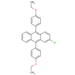 CAS No:135965-21-8 2-chloro-9,10-bis(4-ethoxyphenyl)anthracene