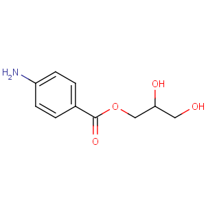 CAS No:136-44-7 2,3-dihydroxypropyl 4-aminobenzoate