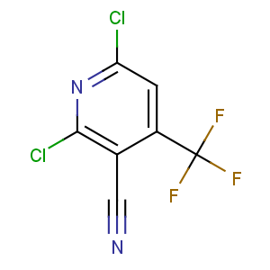 CAS No:13600-42-5 2,6-dichloro-4-(trifluoromethyl)pyridine-3-carbonitrile