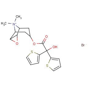 CAS No:136310-93-5 6b,7b-Epoxy-3b-hydroxy-8-methyl-1aH,5aH-tropanium bromide di-2-thienylglycolate