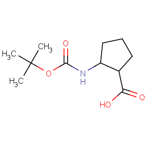 CAS No:136315-70-3 (1R,<br />2S)-2-[(2-methylpropan-2-yl)oxycarbonylamino]cyclopentane-1-carboxylic<br />acid