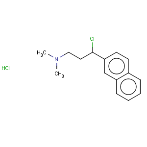 CAS No:13634-65-6 2-Naphthalenepropanamine,g-chloro-N,N-dimethyl-,hydrochloride (1:1)