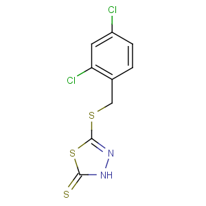 CAS No:136384-19-5 5-[(2,4-dichlorophenyl)methylsulfanyl]-3H-1,3,4-thiadiazole-2-thione