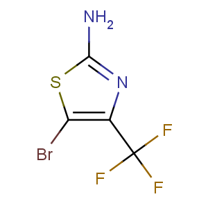 CAS No:136411-21-7 5-bromo-4-(trifluoromethyl)-1,3-thiazol-2-amine