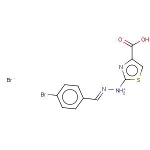 CAS No:136513-94-5 N'-(4-Bromo-benzylidene)-N-(4-carboxy-thiazol-2-yl)-hydrazinium