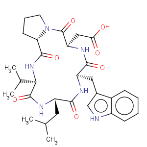CAS No:136553-81-6 Cyclo(D-a-aspartyl-L-prolyl-D-valyl-L-leucyl-D-tryptophyl)